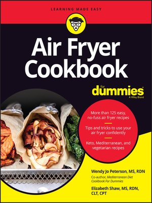 cover image of Air Fryer Cookbook For Dummies